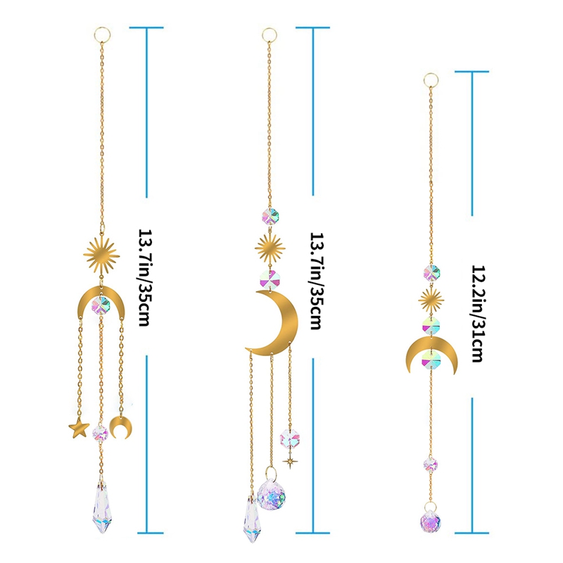 H D Chandelier Suncatchers Prisms Glass Rainbow Maker Chakra Hanging