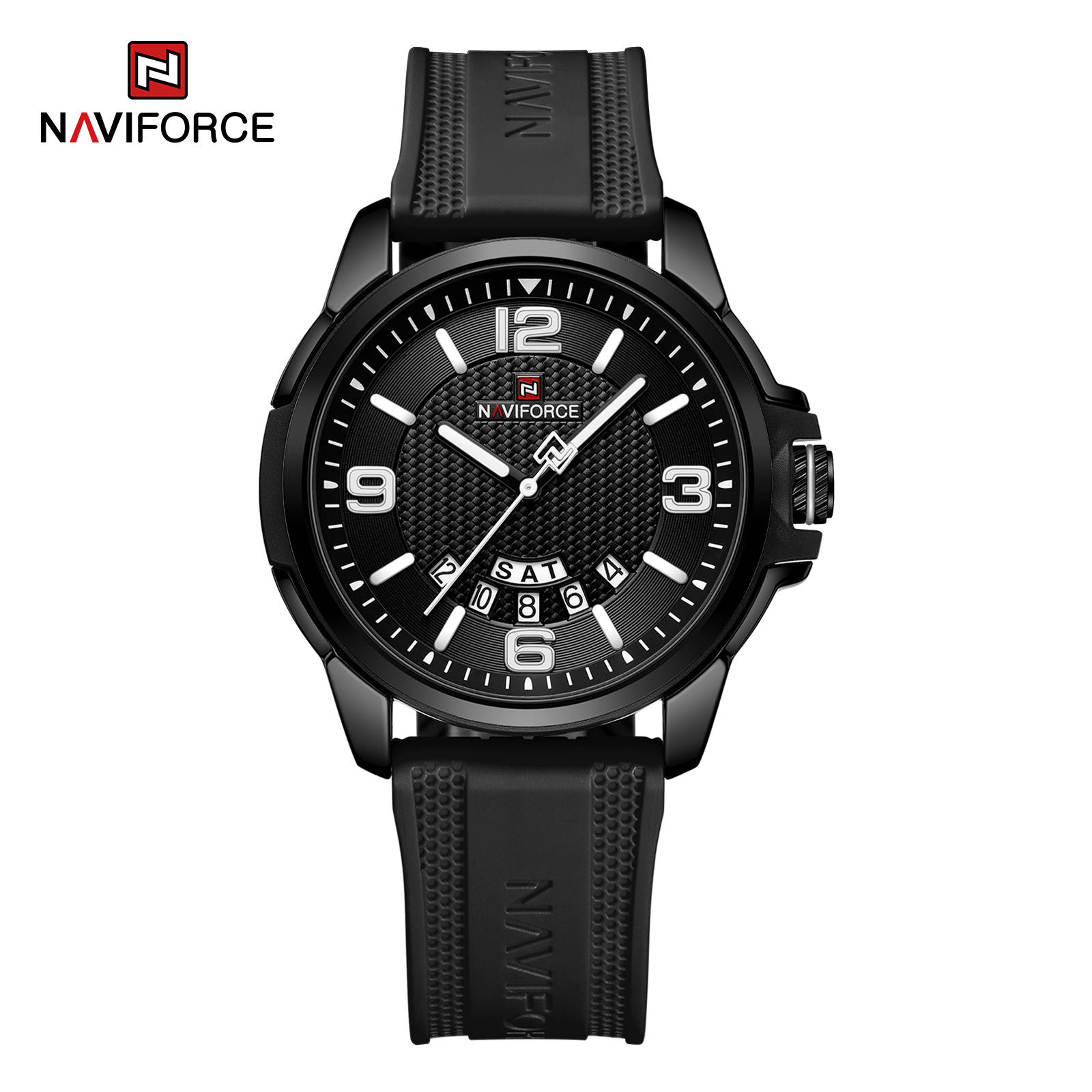 NAVIFORCE NF 9215T Wrist Watch Two Movement Quartz Men Watch 3ATM