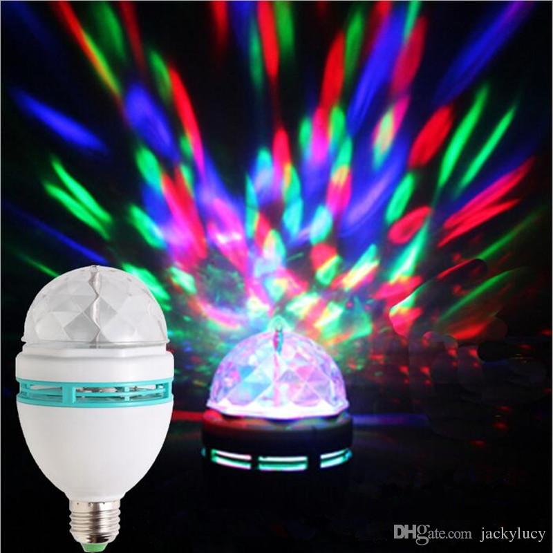 Christmas Decorations High Quality Auto Rotating Rgb Led Disco Party