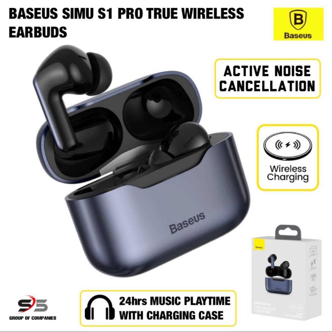 Baseus SIMU S1 Pro True Wireless Earbuds Daraz Lk