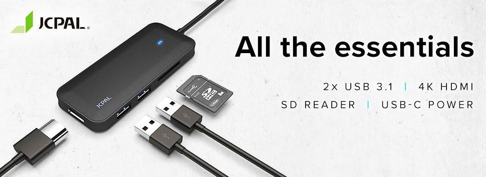 JCPal USB-C Multiport Adapter