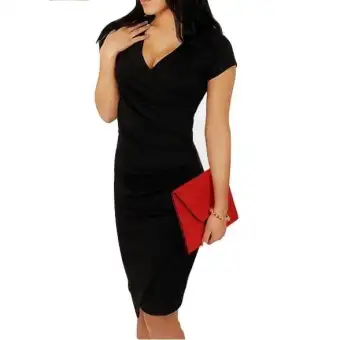 short sleeve pencil dress