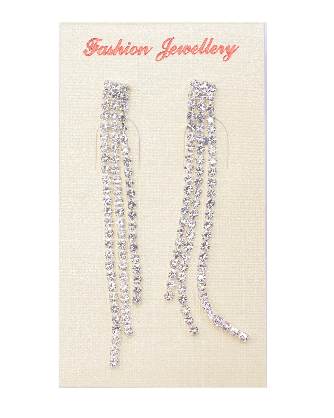 Women's Silver  Modern Earring  - Silver