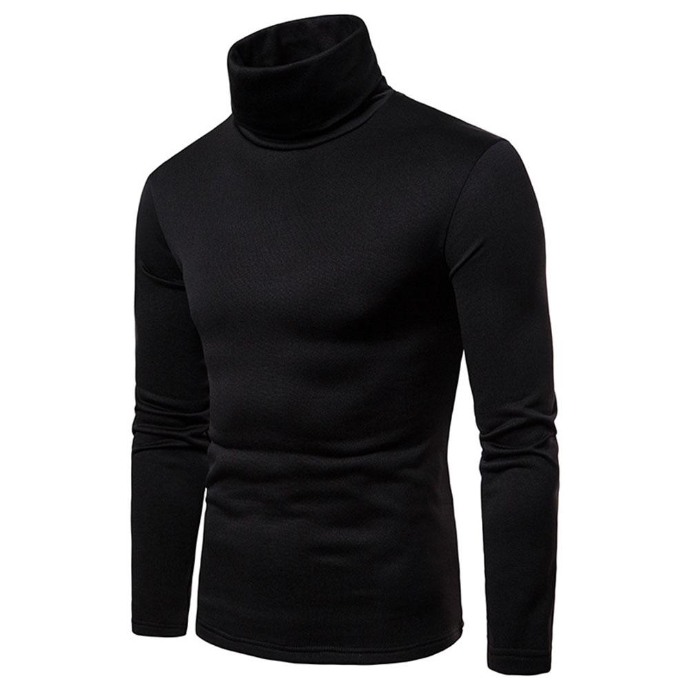 turtleneck t shirts men's