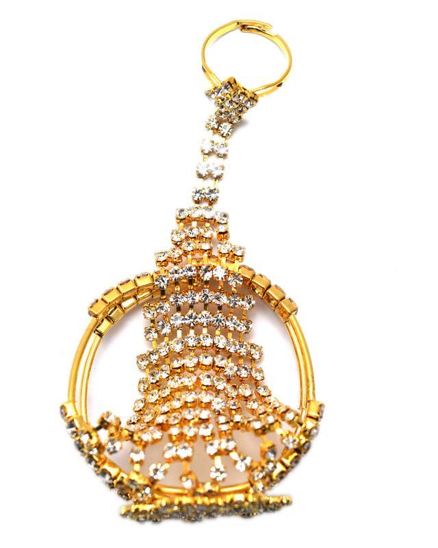 Women's Gold Plated Ring with Brestlet