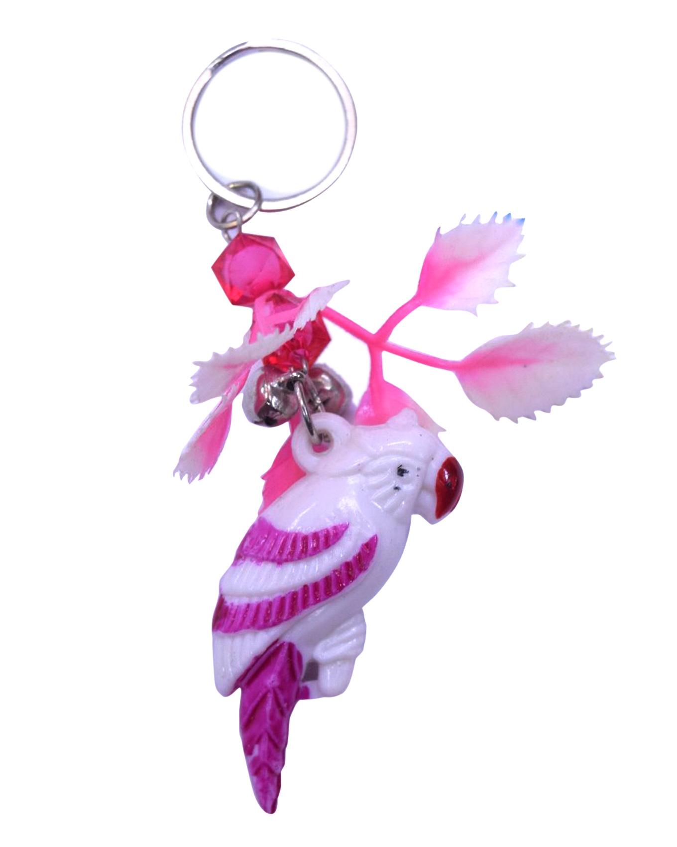 Birds Key Tag - Pink