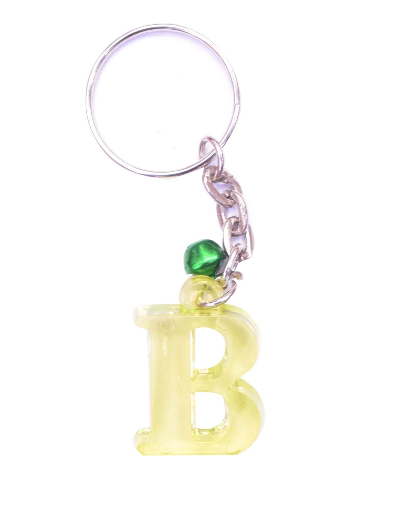 Plastic Key Chain - Yellow