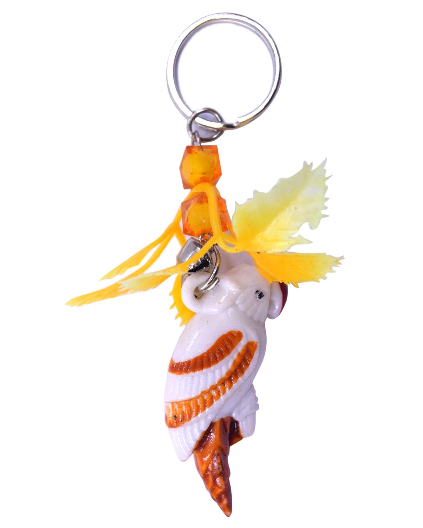 Birds Key Tag - Yellow