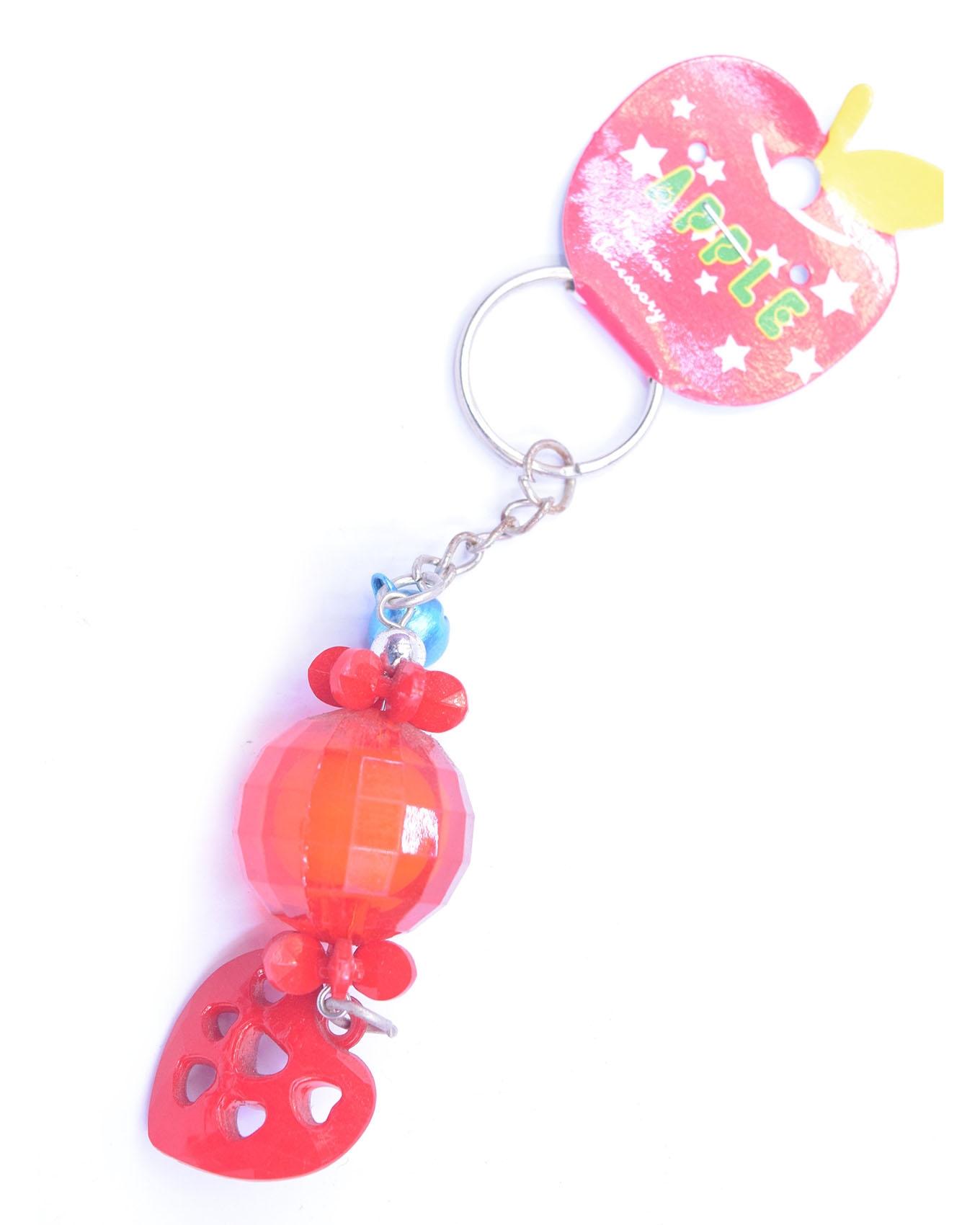 Plastic Key Chain - Red
