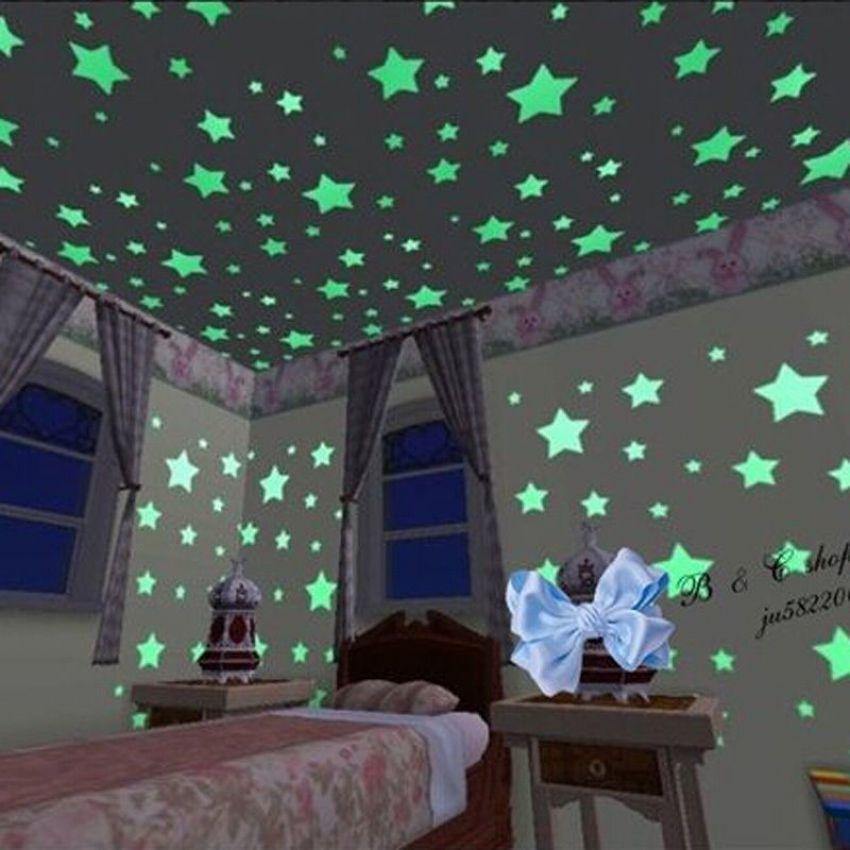 Luminous Star Wall Stickers. 