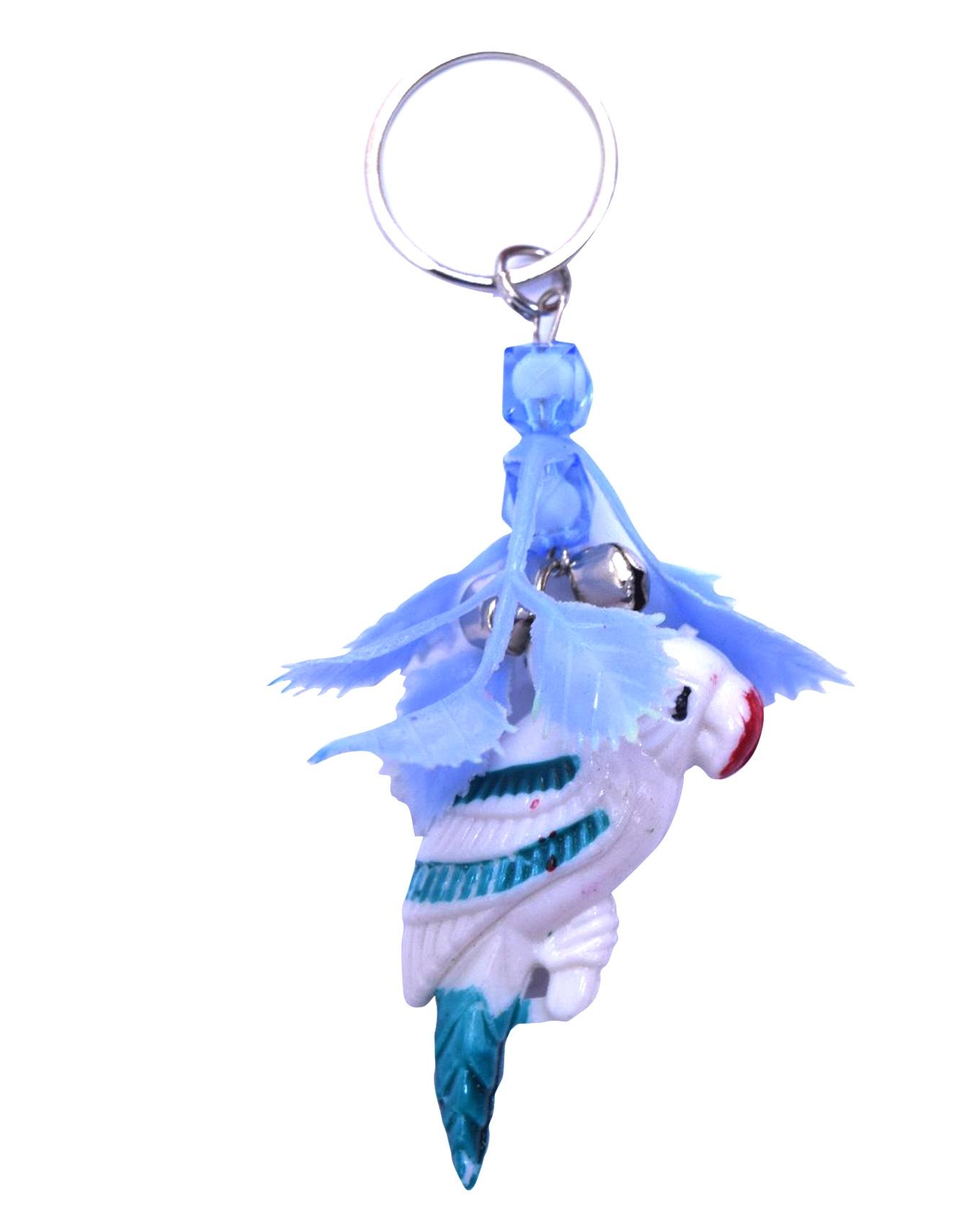 Birds Key Tag - Blue