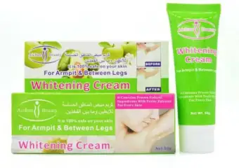 under arms and under legs whitening cream