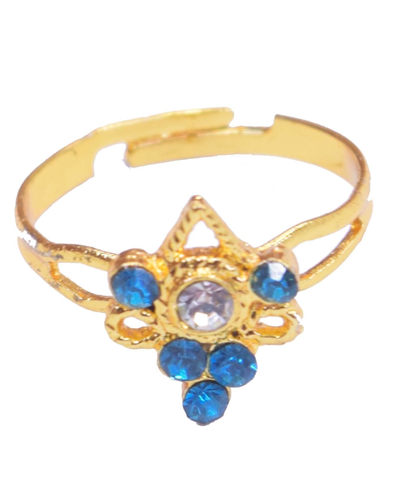 Women's  Latest Fancy Ring - Blue