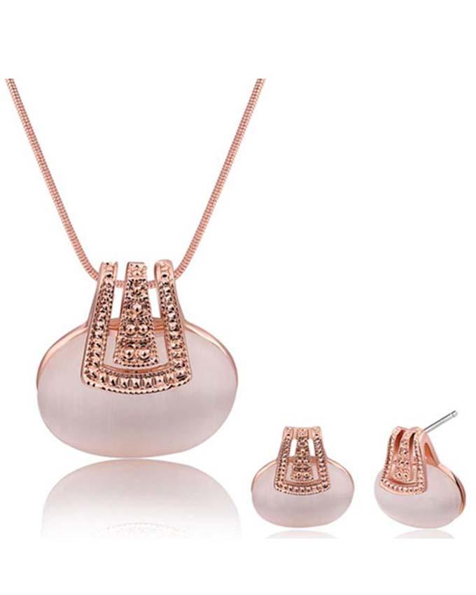 Women's Rose Gold Jewelry Set: Buy 