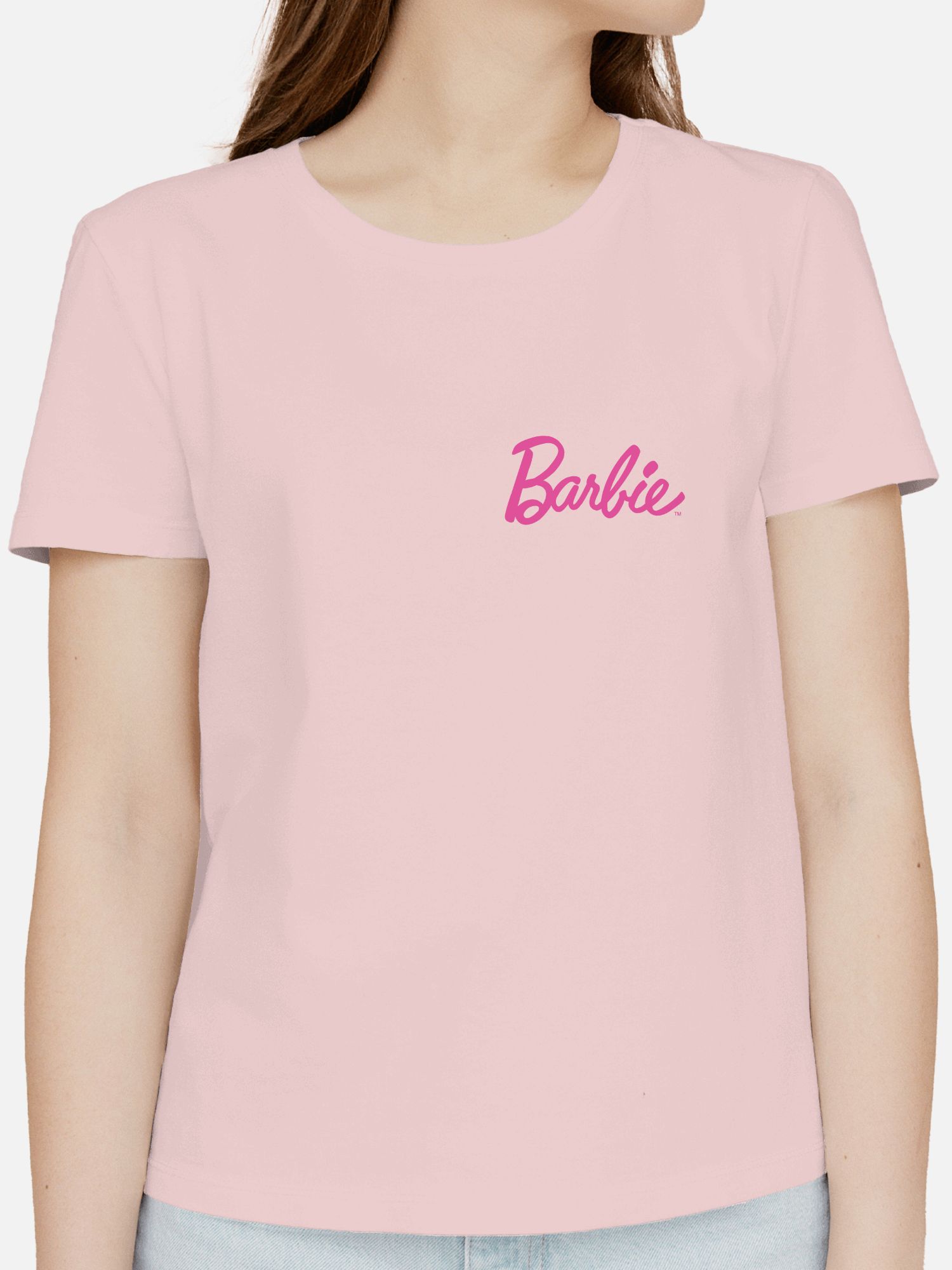 Barbie Girl T-shirt 100% Cotton Pink Color  Women's Tshirts