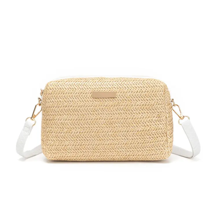 Soft straw crossbody online bag