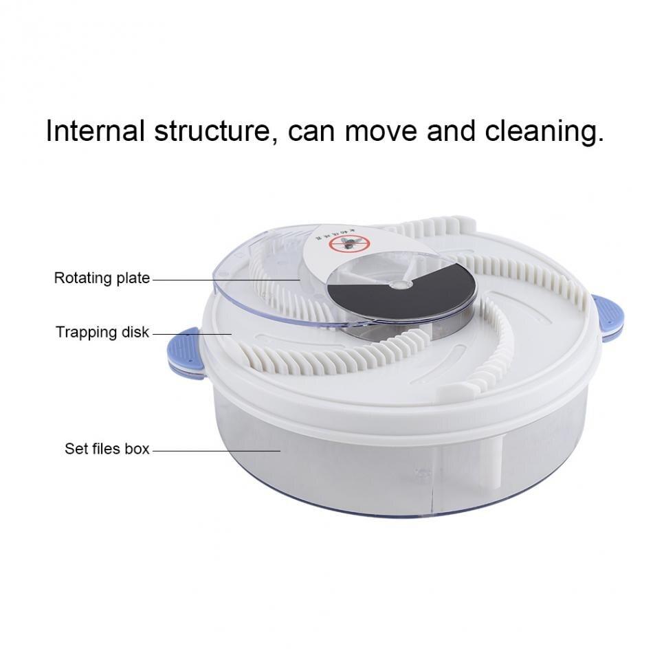 Rotating Fly Catcher USB type Electric Fly Trap with bait Pest Control Electric anti Fly Killer Trap Pest Catcher. 