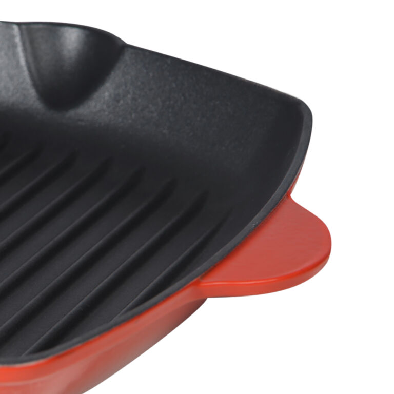 Cast Iron Square Griddle Pan 28cm. 