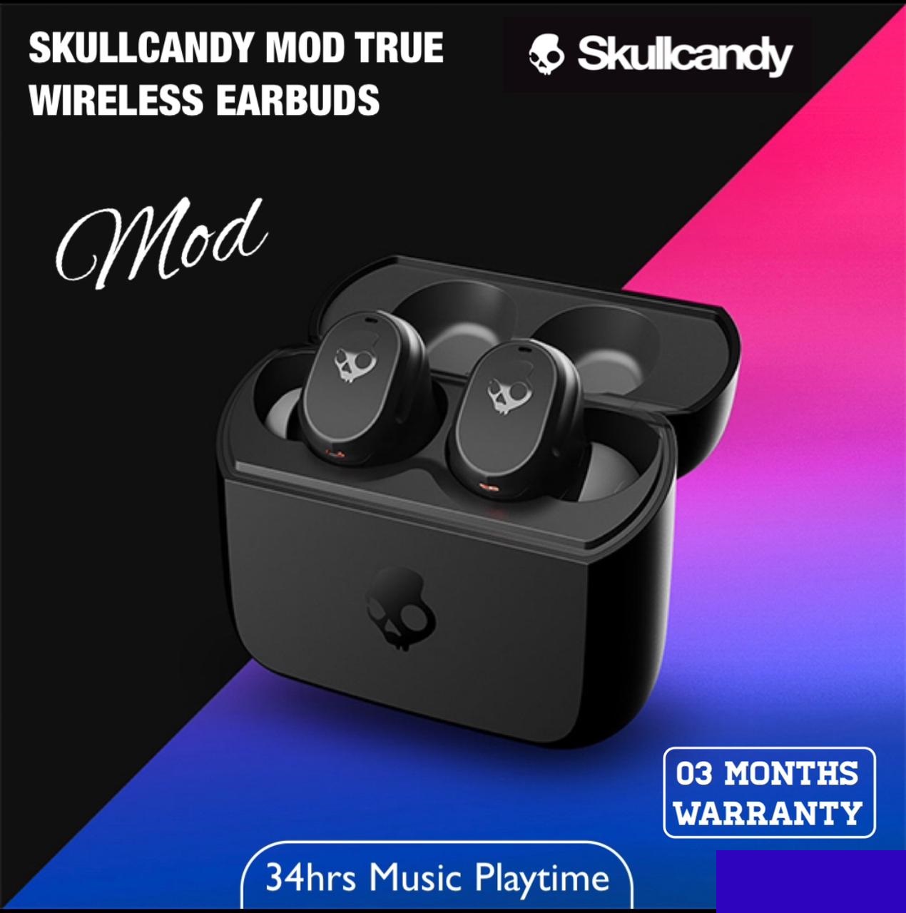Skullcandy Mod True Wireless Earbuds. 