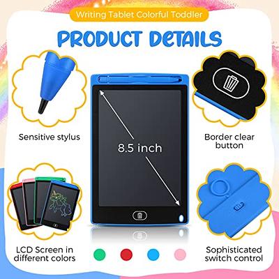 NEWYES 8.5 Inches Colorful Writing Drawing Tablet Electronic Digital LCD Graphic Boards Doodle Notepad Erasable Handwriting Pads3. 