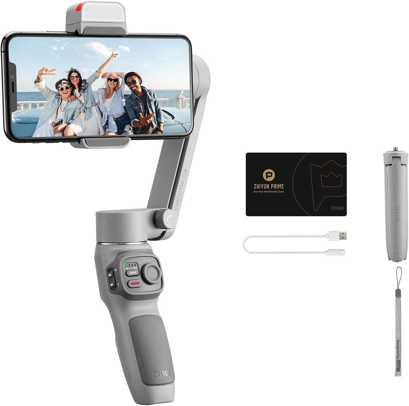 Zhiyun Smooth-Q3 Smartphone Gimbal Stabilizer. 