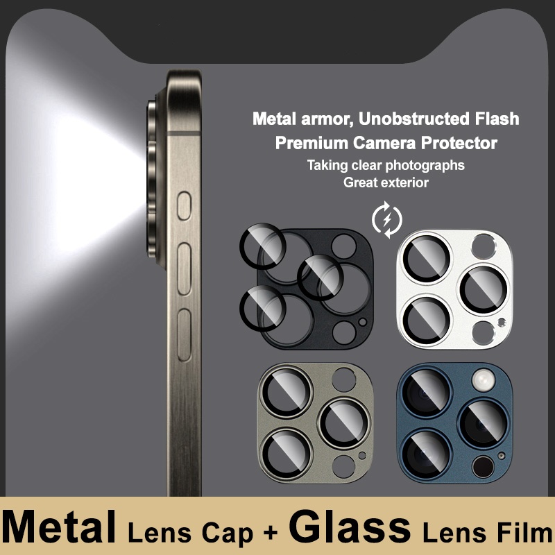 Lenuo for iPhone 12 mini Metal Armor Premium Camera Protector. 
