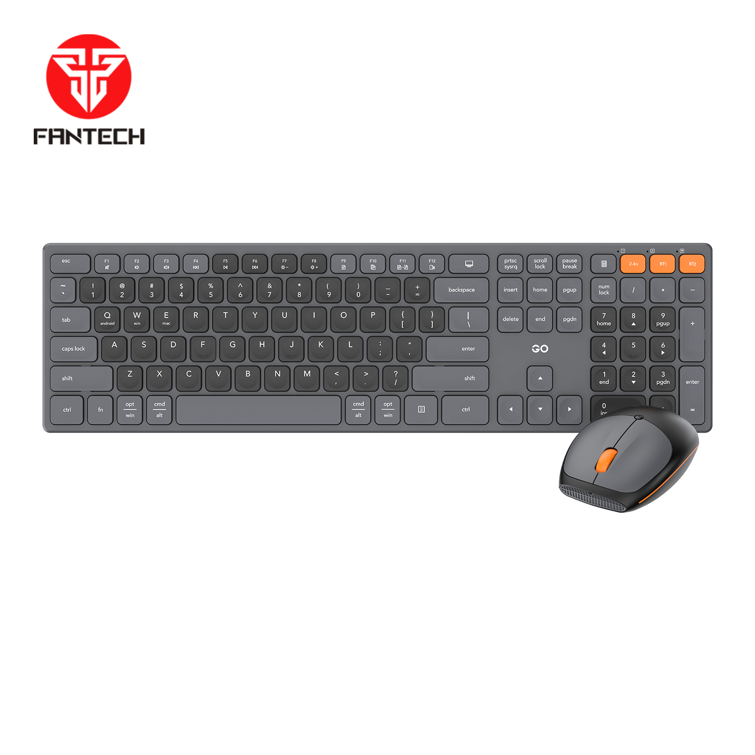 FANTECH WK895 GO Pop Office Wireless Keyboard Mouse Combo