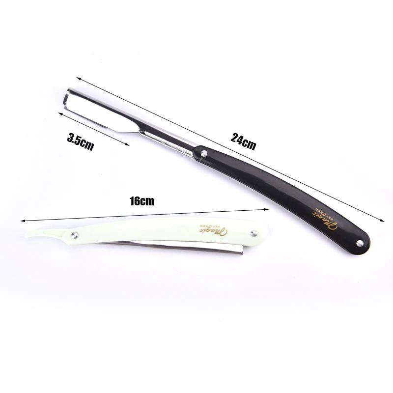 Professional Manual Shaver Straight Edge Stainless Steel Sharp Barber Razor Folding Shaving Beard Cutter. 