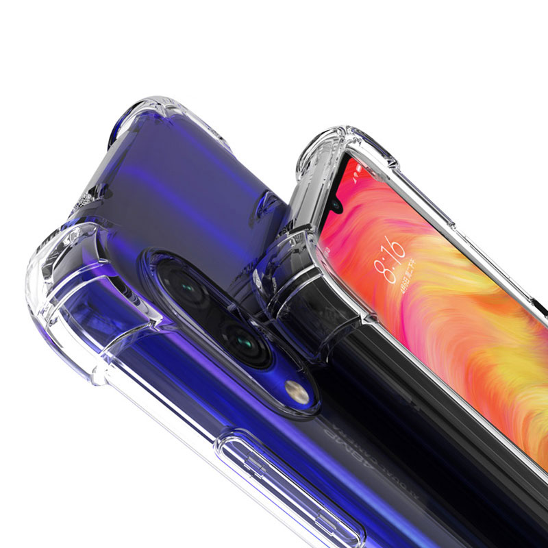 Samsung J4 Prime / J4 Plus Case Cover Silicone Shockproof Transparent Clear Protective Case. 