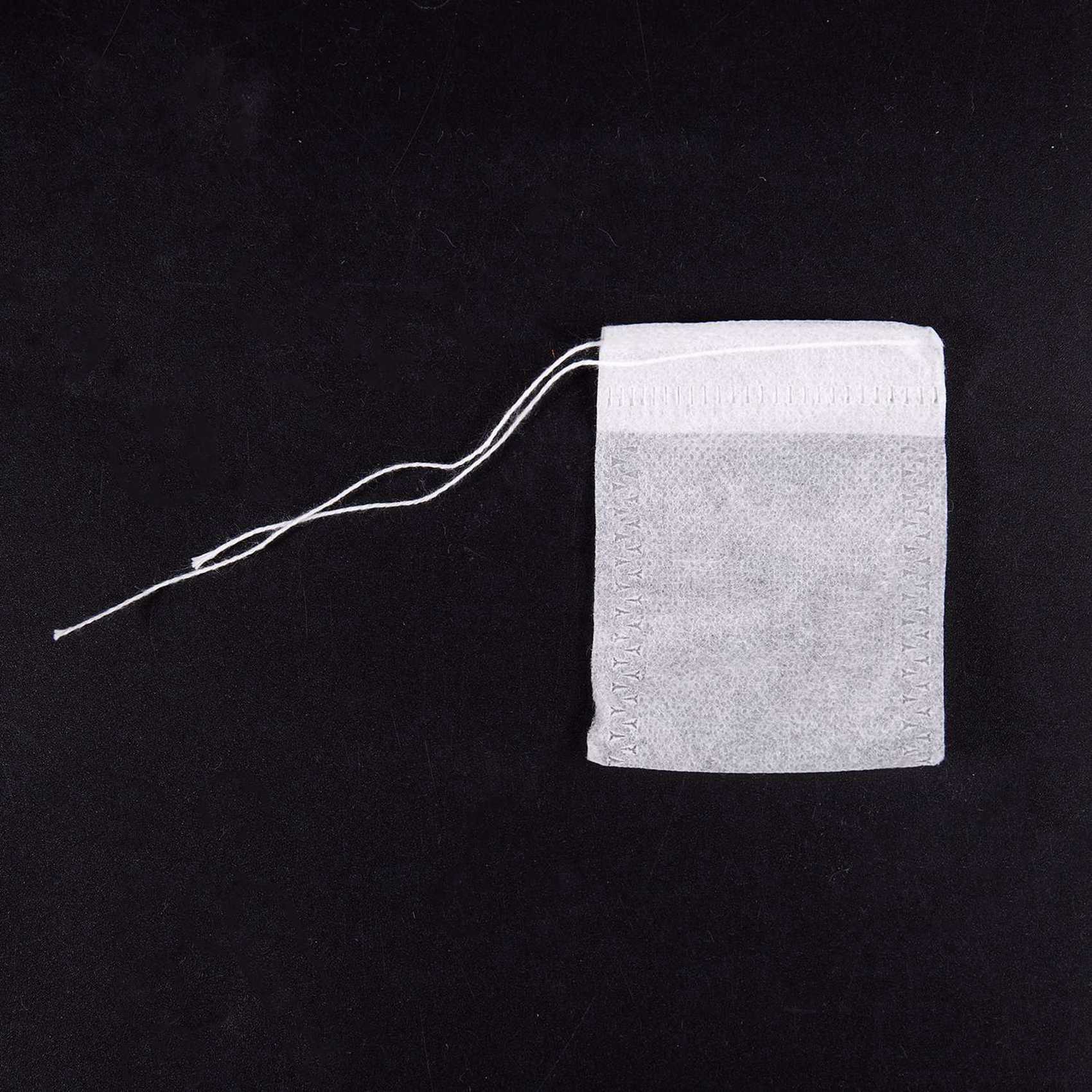 400 Pcs Disposable Empty Tea Bag String Heat Seal Filter Paper. 
