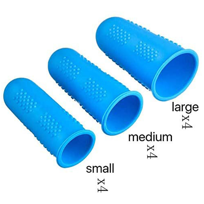 (New)12 Piece Finger Cot ilicone Finger Protection Cover Cap Fingertip Protector Heat Reitant Finger Leeve 3 ize. 