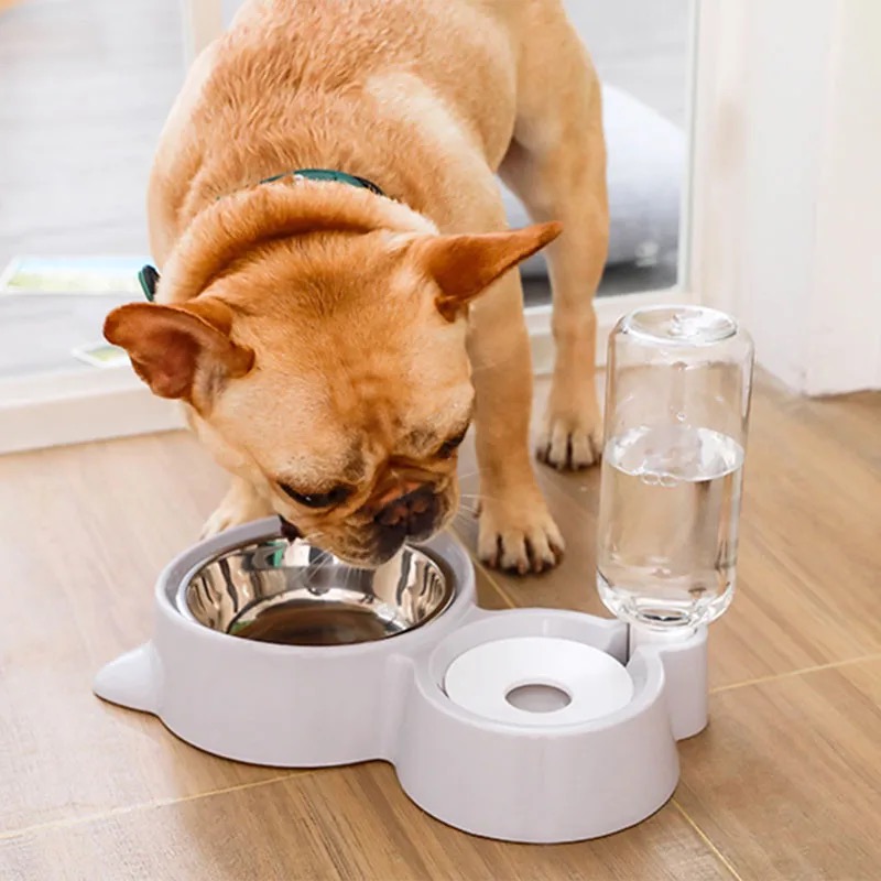 2-in-1 Pet Automatic Water Dispenser Food Bowl Dog Cat Rabbit Drinking Bowl Pets Food Bowls Food Dish Pet Feeders Auto Water Feeder Dog Bowl Feeder Travel Bowl Dog Plate Pet Plate Pets Food Bowl Dog Dish Pet Dish Food Grade Plastic Food Container Storage. 