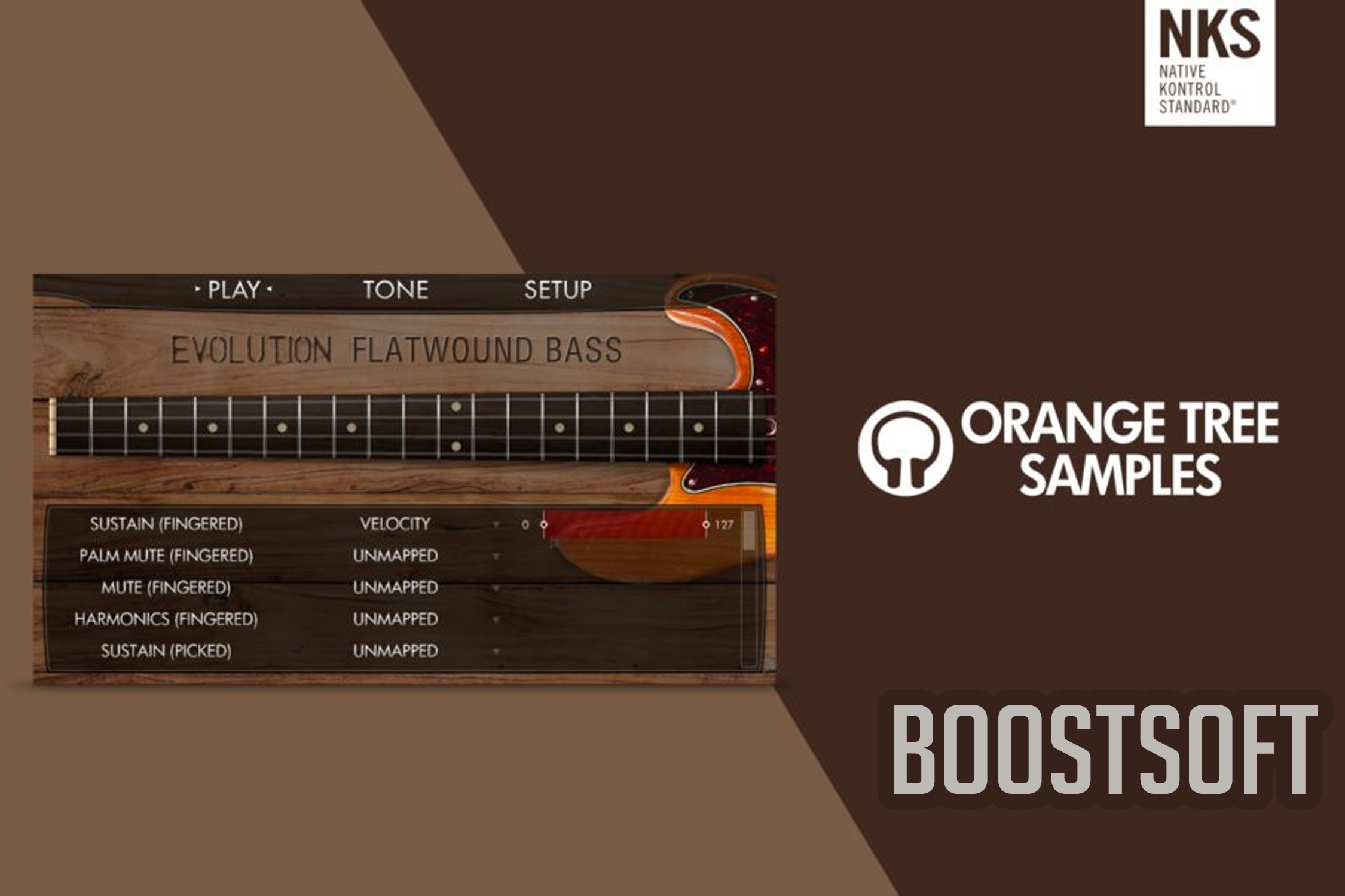Orange Tree Samples – Evolution Flatwound Bass (KONTAKT)
