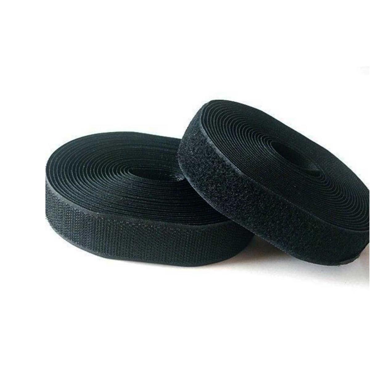 Velcro Tape 1 inch White or Black Hook and Loop