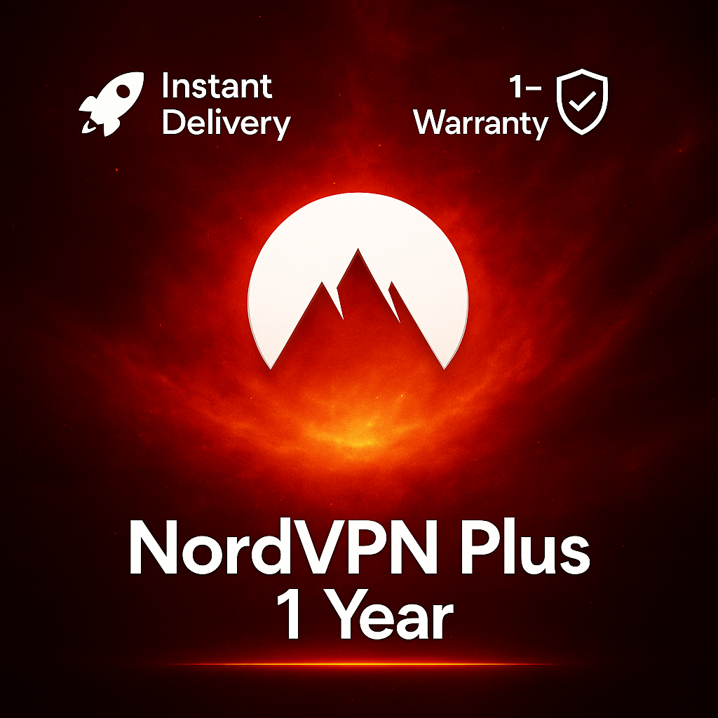 NordVPN Plus Subscription | 1-Year Secure Account | Instant Delivery | Global Access