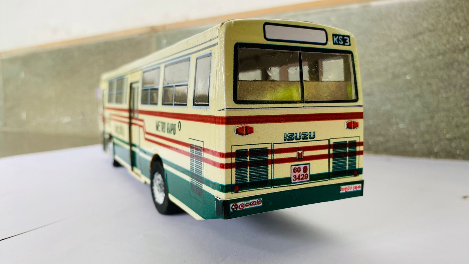 Fully Hand made Isuzu Metro ECR 500 Model Bus. 