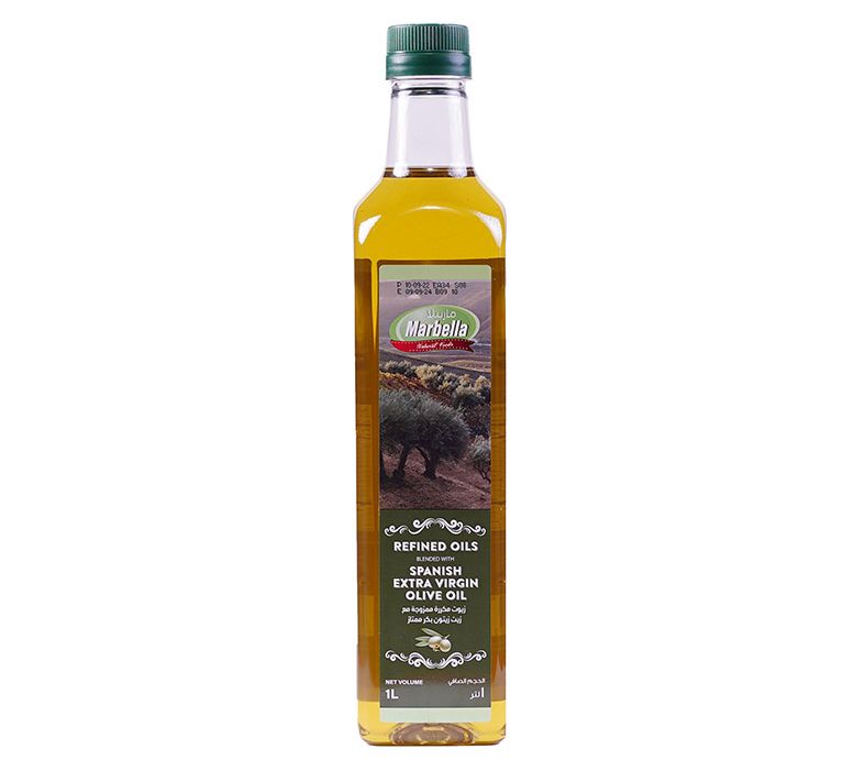 MARBELLA BLENDS OF REFINED OILS & SYRIAN EXTRA VIRGIN OLIVE OIL  1L