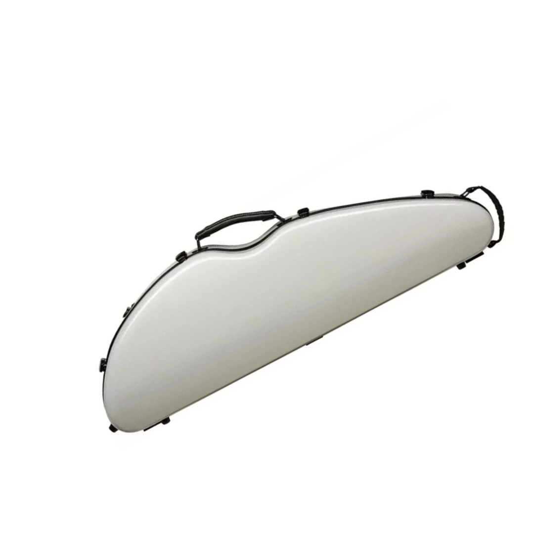 Half Moon Model Violin Case 4/4 Mixed Carbon Fiber Strong & Light case with Hygrometer. 