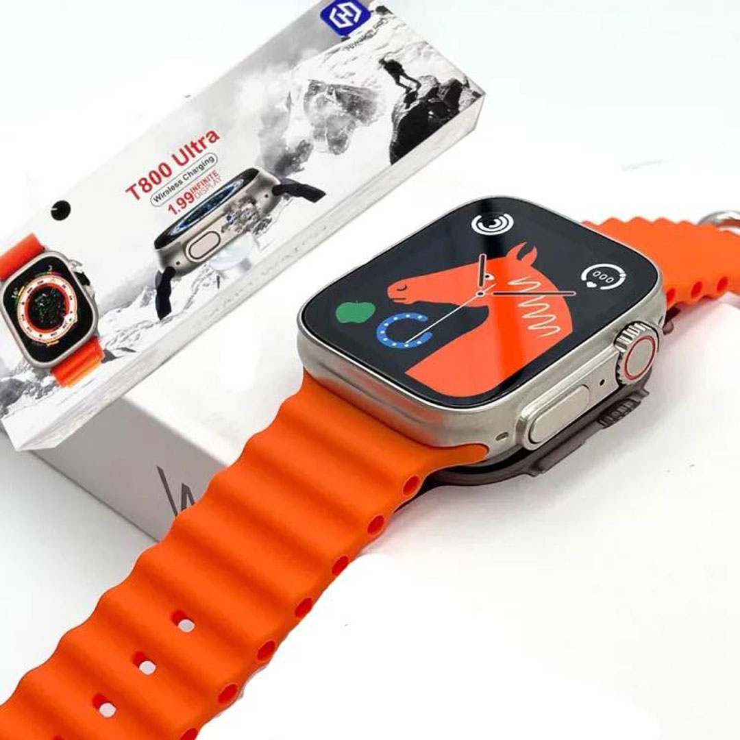 T800 Ultra Smart Watch Series 8 1.99" Bluetooth Call Smartwatch Heart Rate Sleep Monitoring IP67 Waterproof. 
