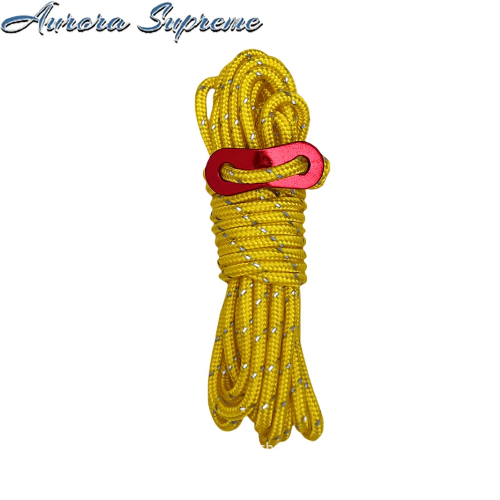 4mm thick canopy windproof rope reflective rope tent rope outdoor ...