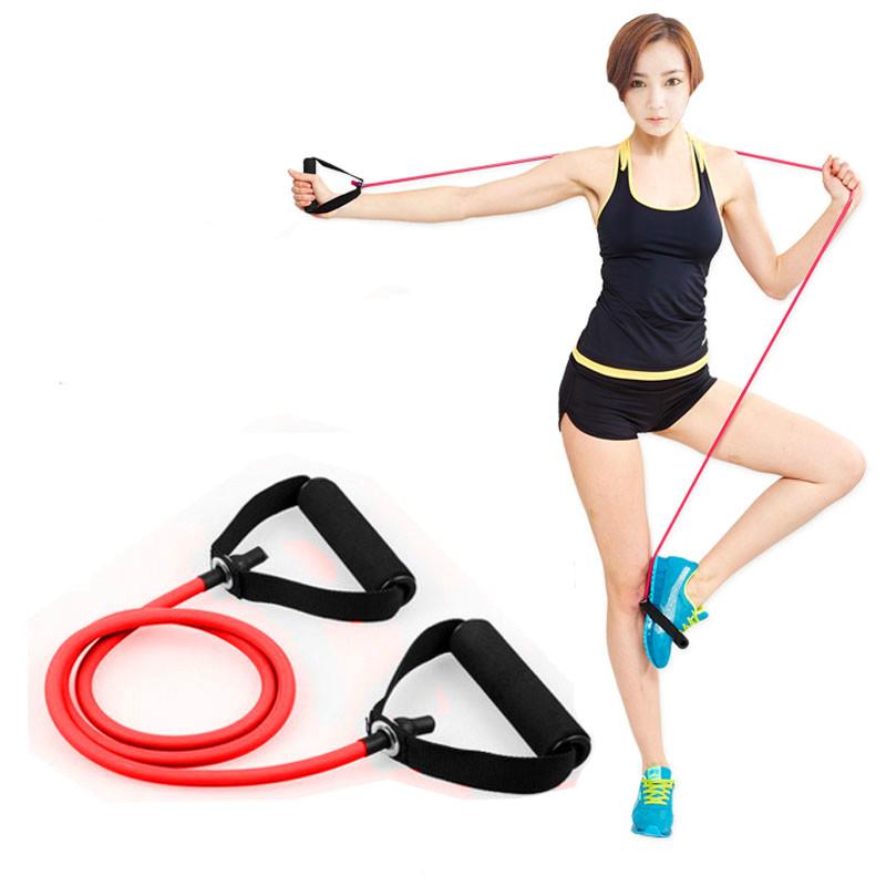Yoga Pull Rope Elastic Resistance Bands Fitness Workout Exercise Tubes  Sports & Outdoors Exercise & Fitness Fitness Accessories Exercise Bands