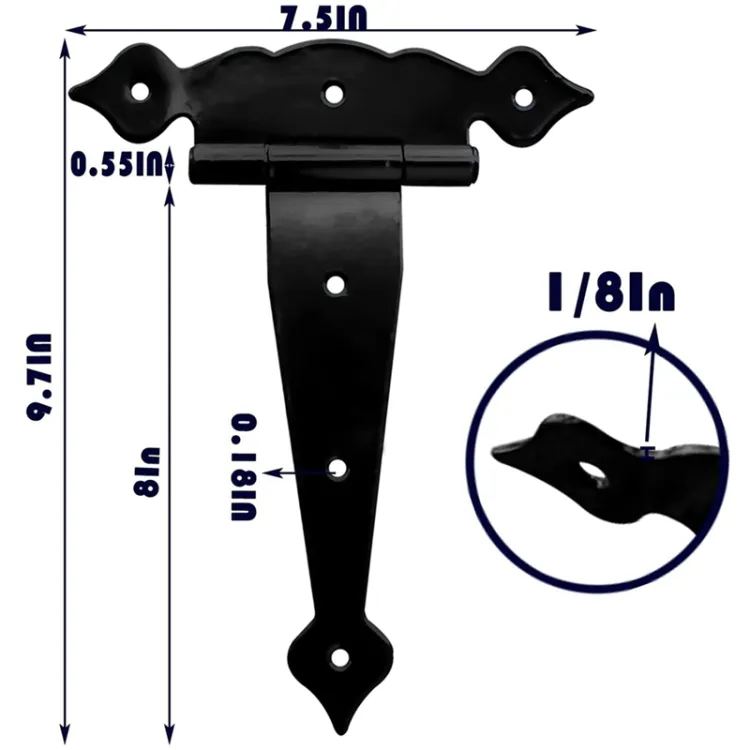 Discover 157+ decorative barn door hinges latest seven.edu.vn