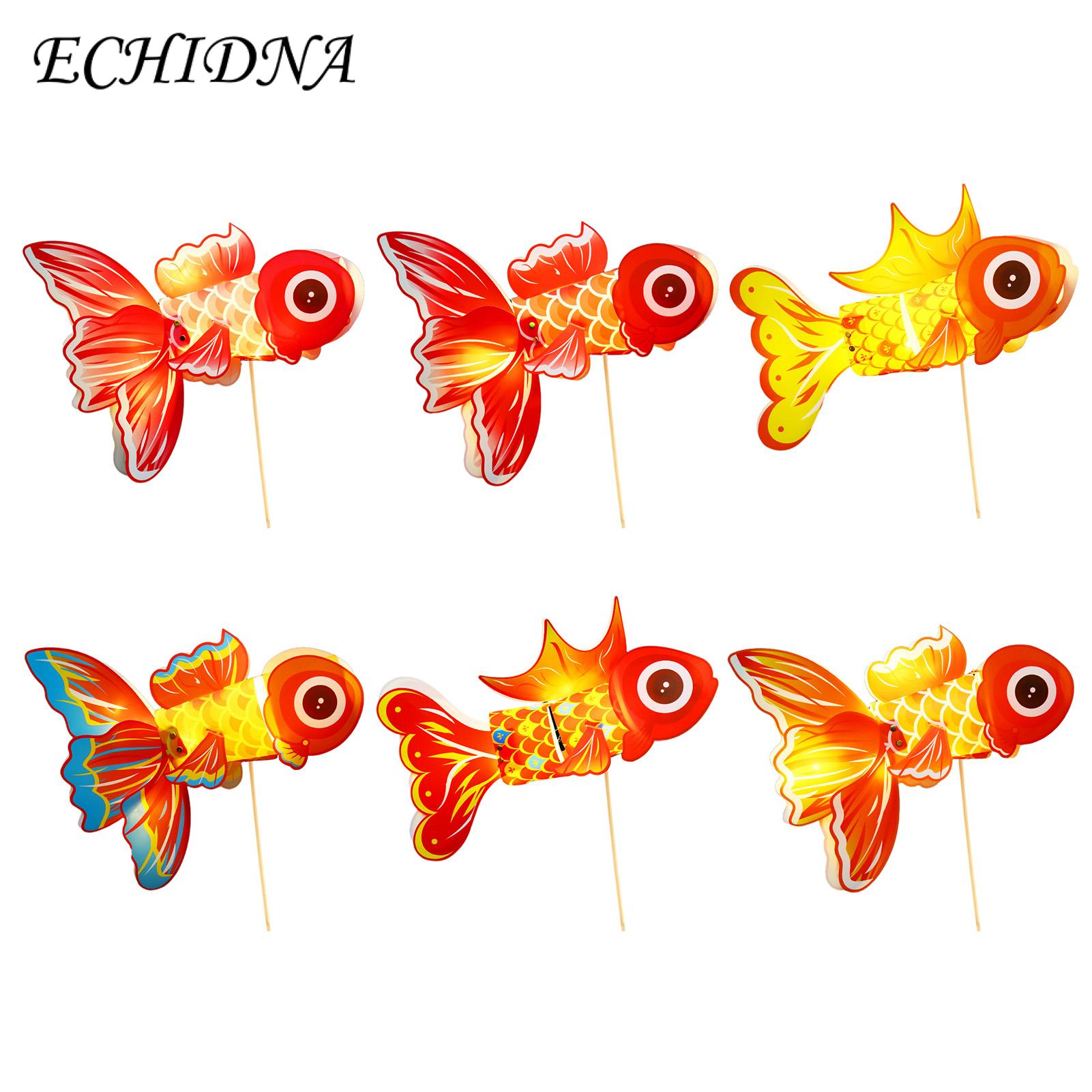 Birthday Lantern Fish Lantern Red Koi-fish Handmade Portable Chinese Style Glowing Pvc Children Diy Handcrafts Gift Mid-autumn Festival New Year Decoration. 