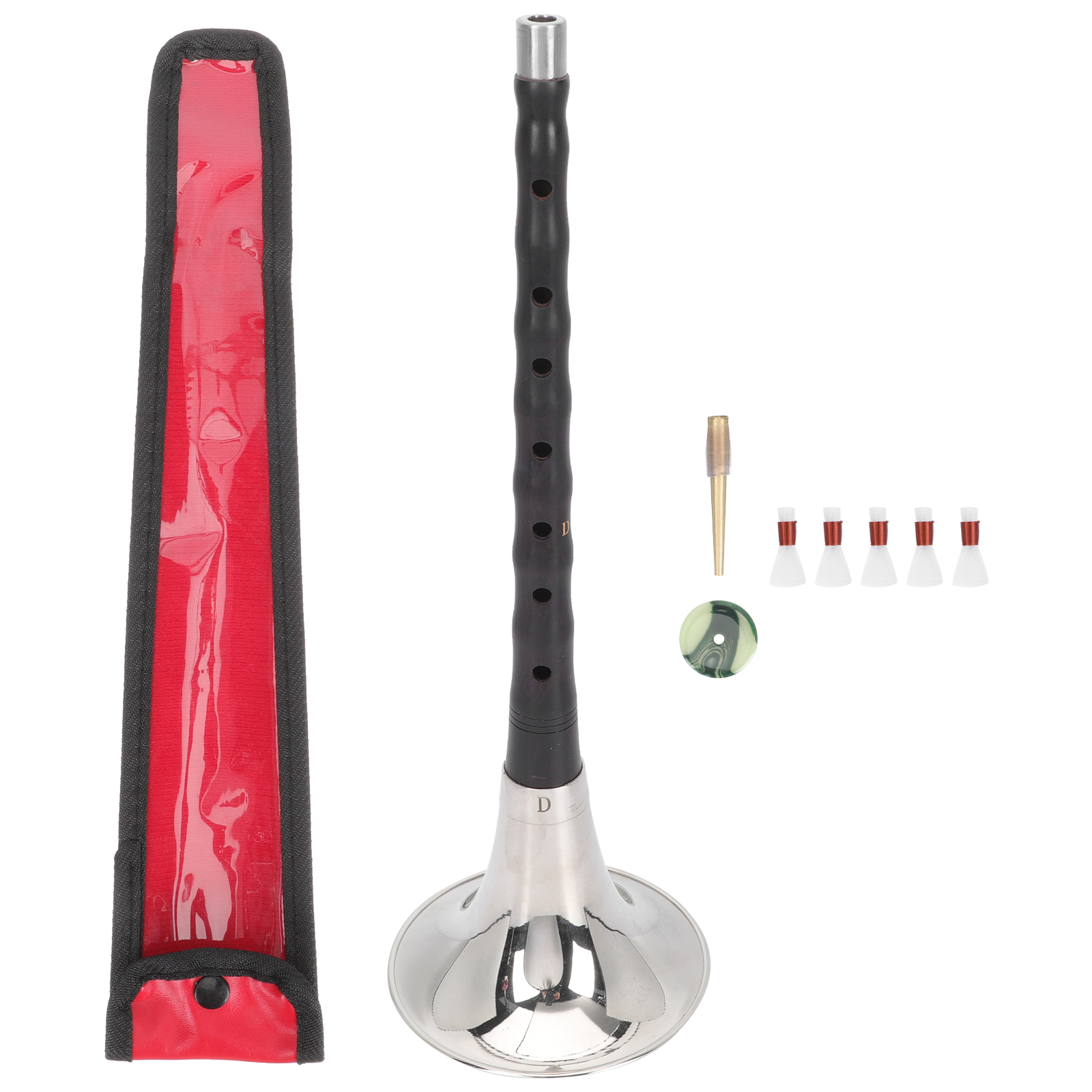 【Clearance Markdowns】Practical Music Instrument Beginners Use Suona National Musical Instruments Wood Crafts for Traditional Wooden. 