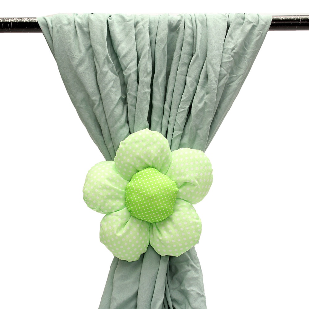 Curtain Tie Backs Kids Room / Window Treatments 2 Panels Sports Balls
