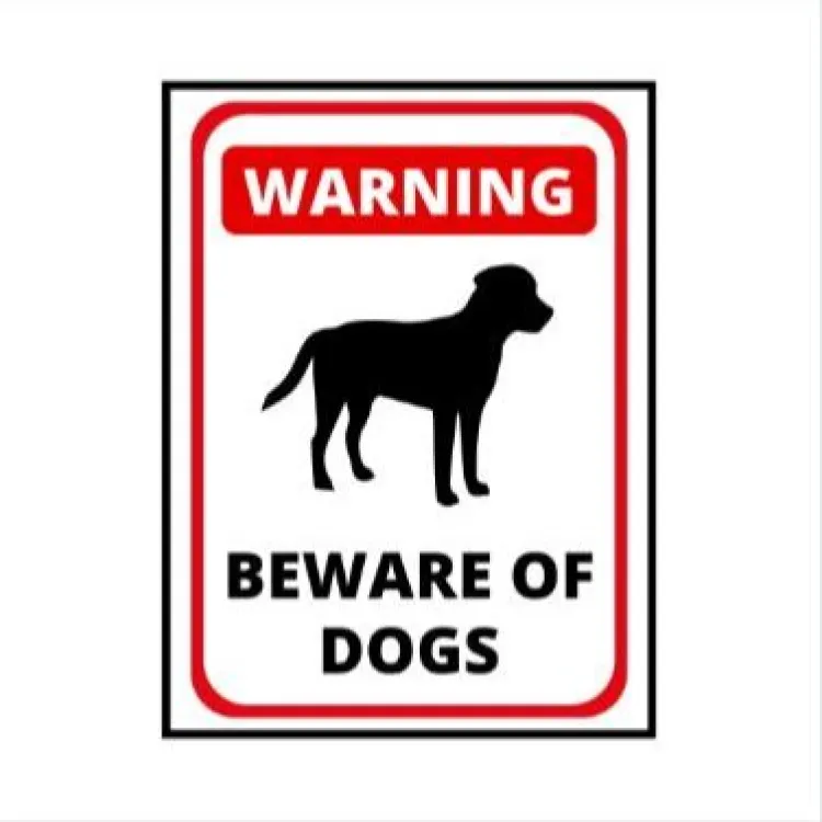 Beware of best sale dog sign pdf