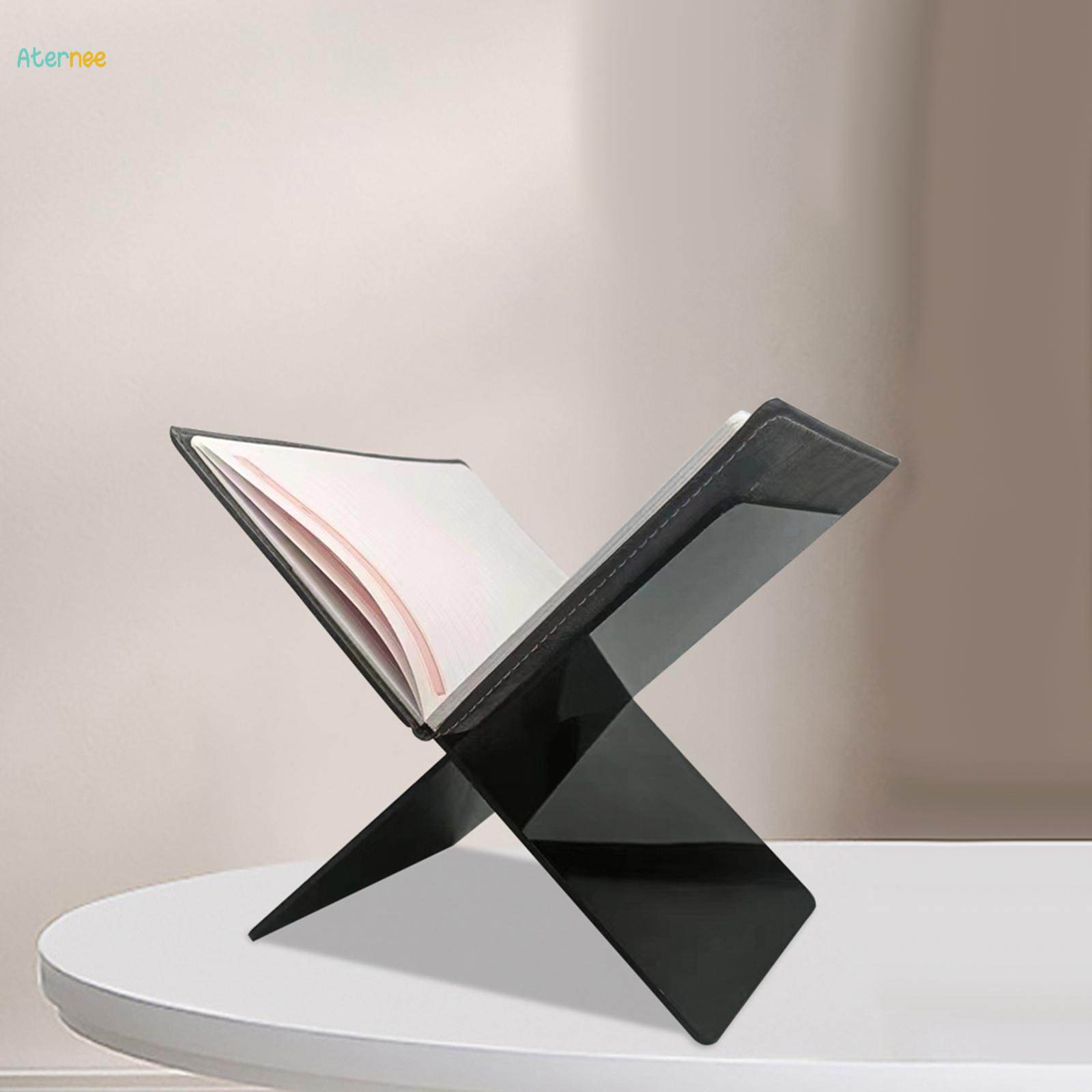 Clear Acrylic Book Holder Acrylic Book Stand Table Book Stand Acrylic Bookshelf for Kitchen Counter. 