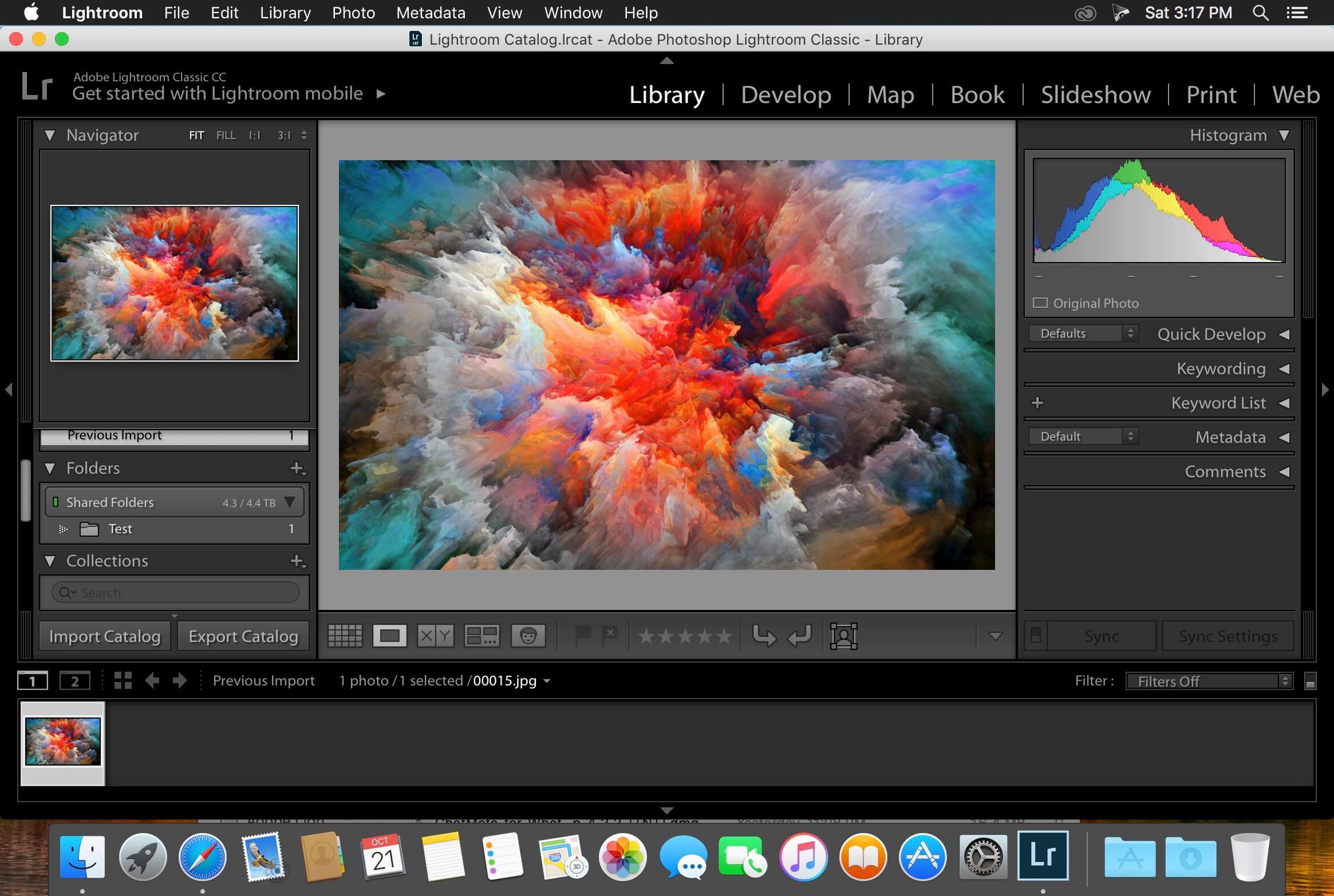 Adobe Photoshop Lightroom Classic CC 2019 [macOS]. 