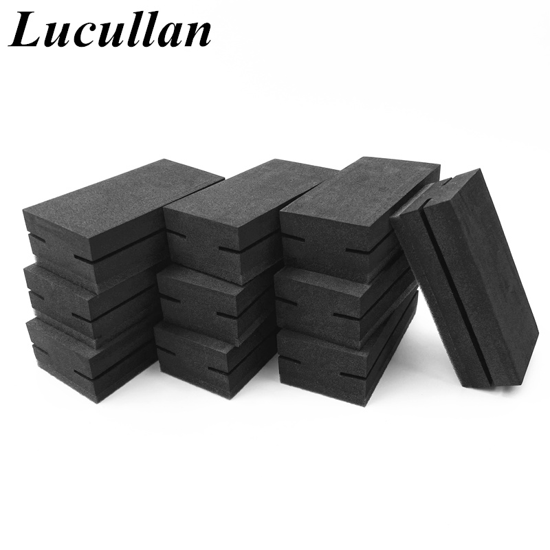 Lucullan New Anti-drop Design Car Ceramic Coating Dressing Applicator Auto Glass Paint Nano-Coat Sponge Pad. 
