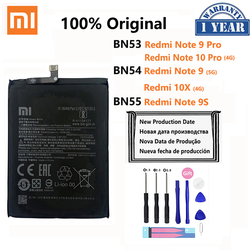 Xiaomi Redmi Note 10 Pro Battery BN53 Replacement Premium Quality